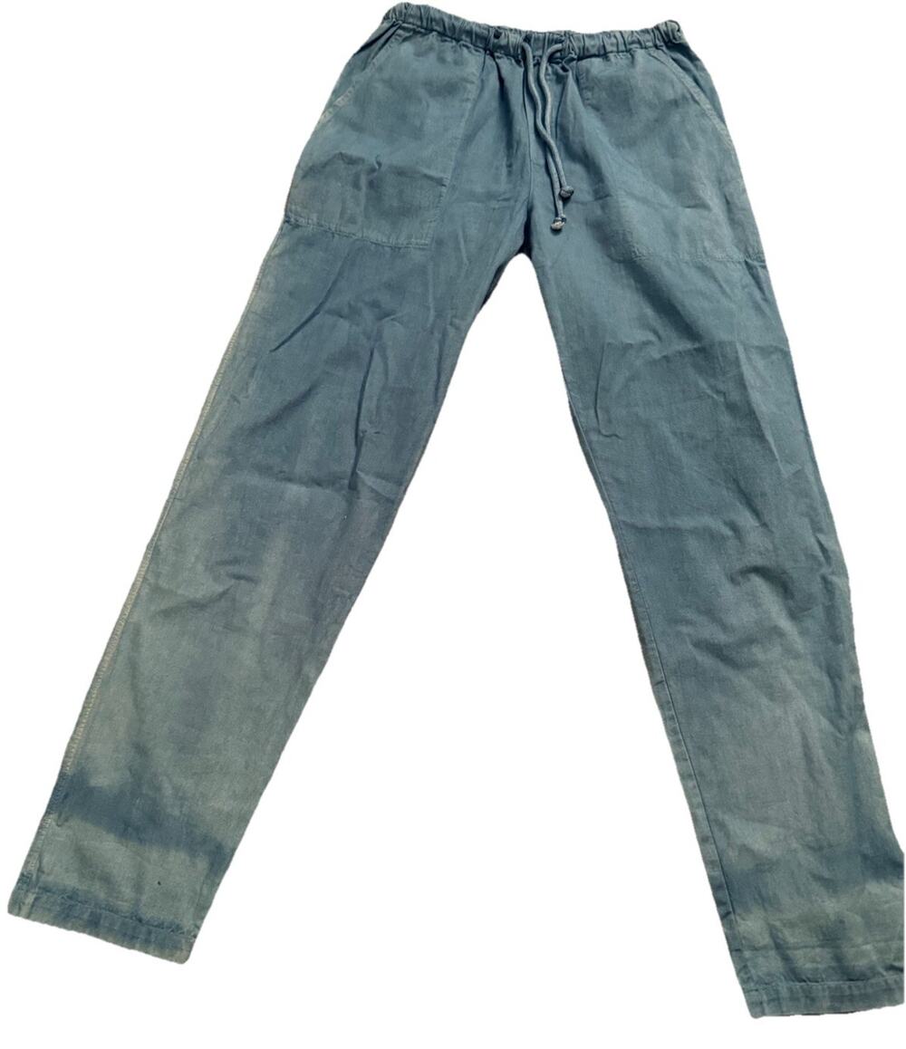 INDUSTRY OF ALL NATIONS Women’s Organic Indian Cotton Indigo Blue Pants Small